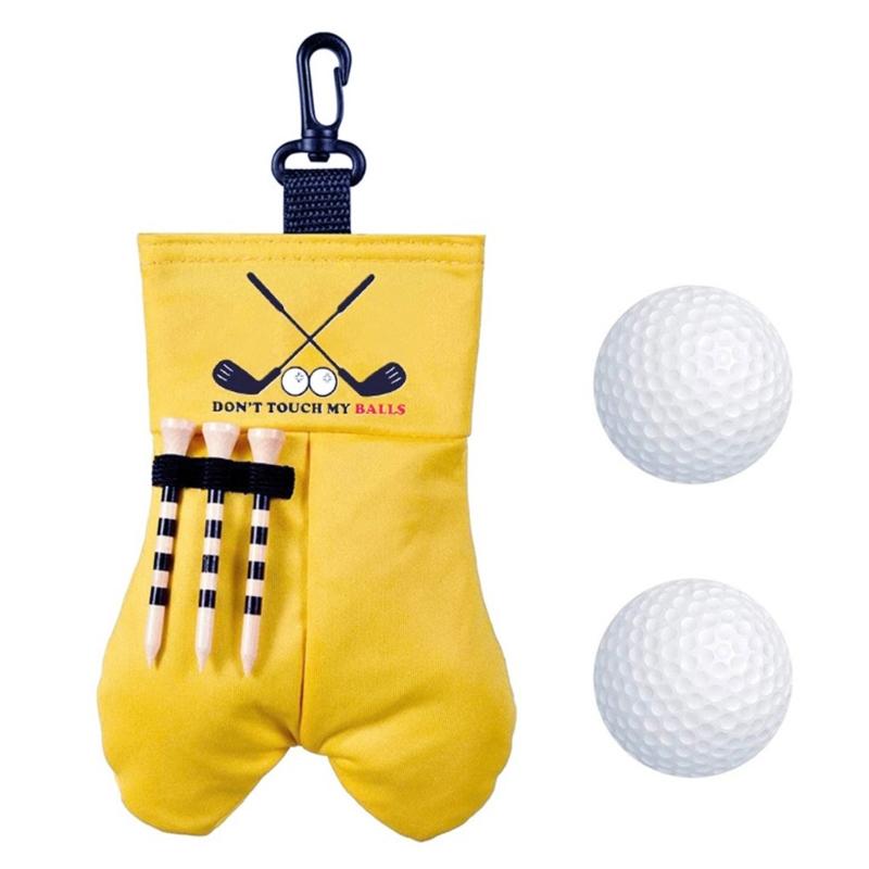 Portable Golf Balls Carriers Pocket Holder Hanging Carry Bag Golf Balls Organizer Waist Bag Golf Balls Carriers Pocket Holder