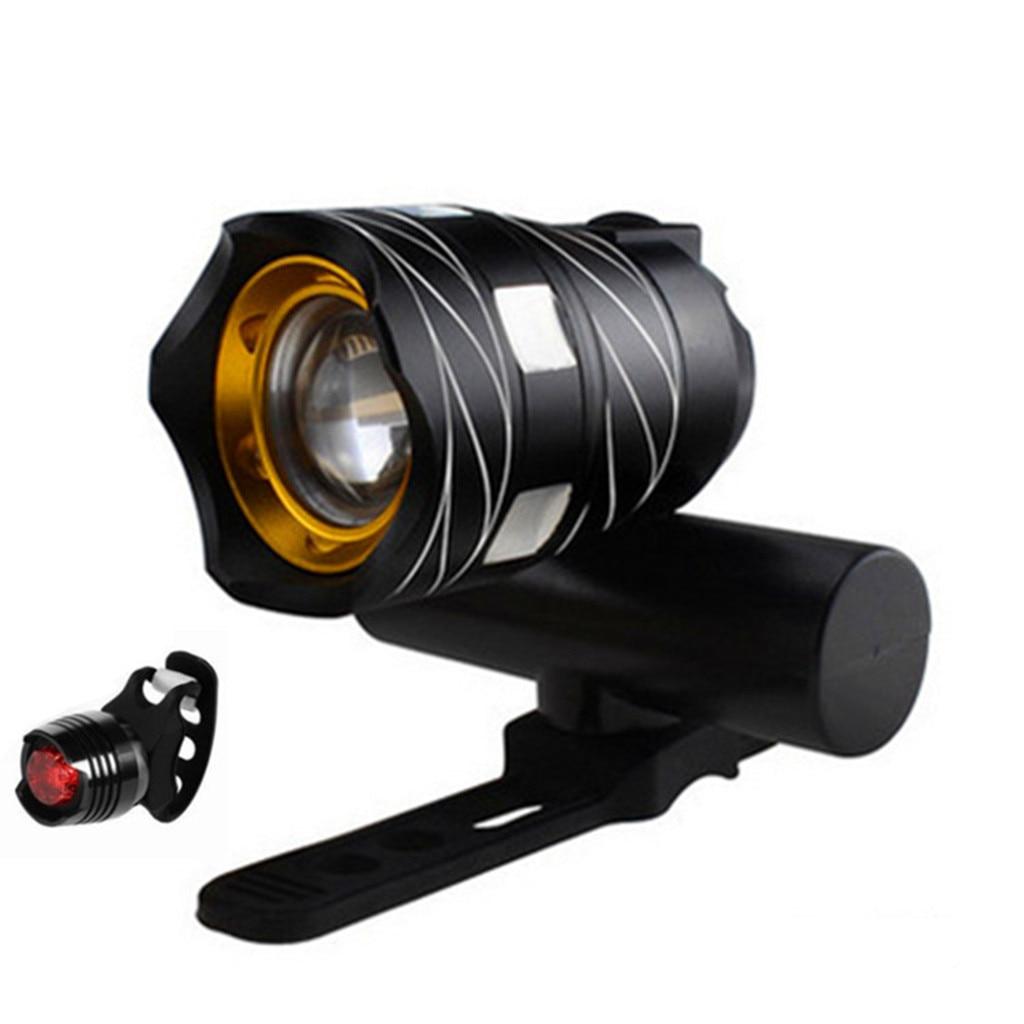 

Bicycle Focusing Headlight Waterproof Headlights Helmet Flashing Safety Lamp 2