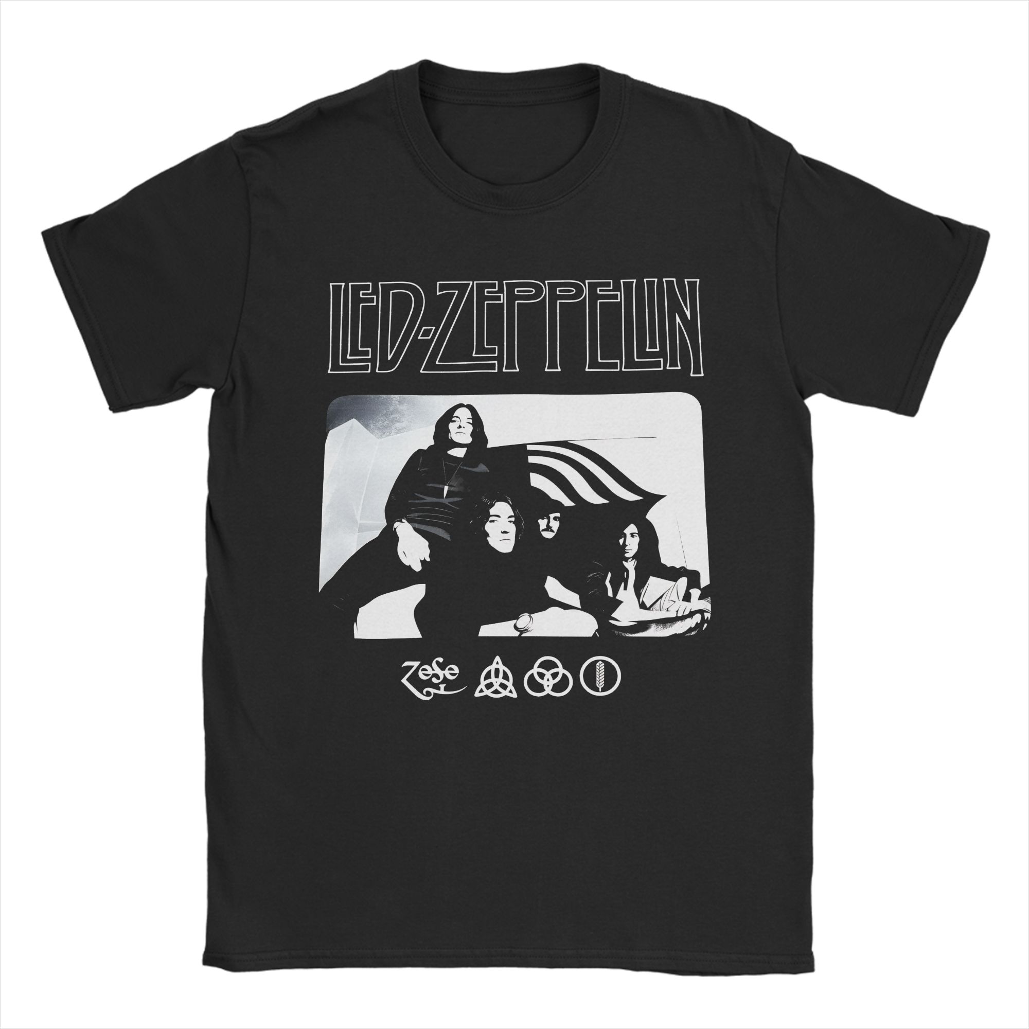 

The Mother Ship Led Zeppelin TShirt Summer Cool TShirts Men Cotton ONeck Oversized Clothes Short Sleeve Streetwear Tshirt S