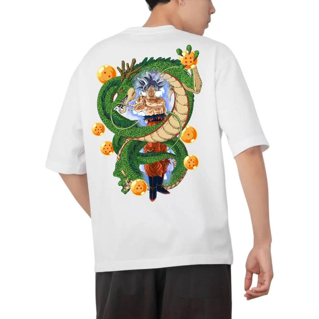 Dragon Ball GT Super Saiyan 4 Gogeta & Vegito Anime Comfortable Fashion Vintage Double-Sided Band Graphic Print Women And Men T-shirts