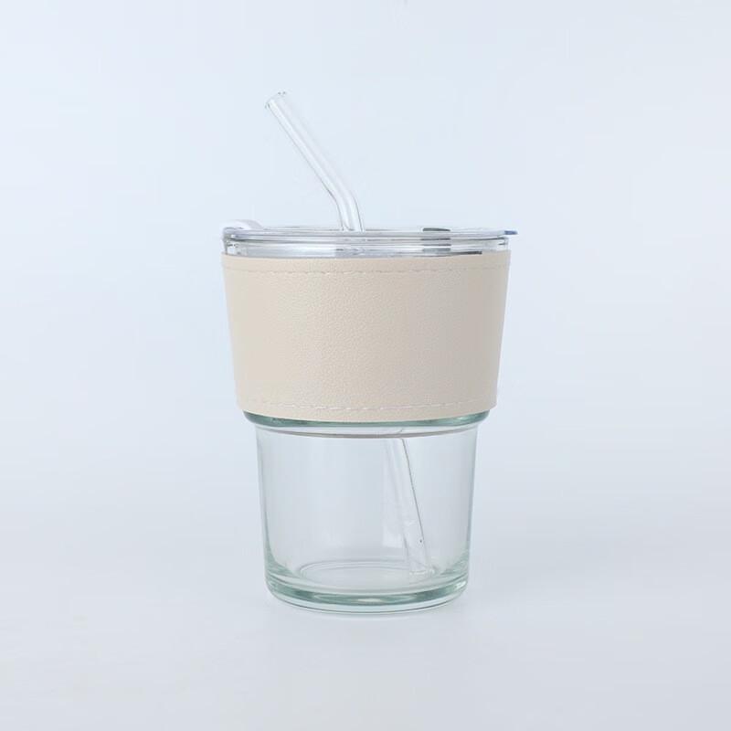 

Yangge CXN 400ml Bamboo Style Glass Straw Cup (20-Pack) 9cm