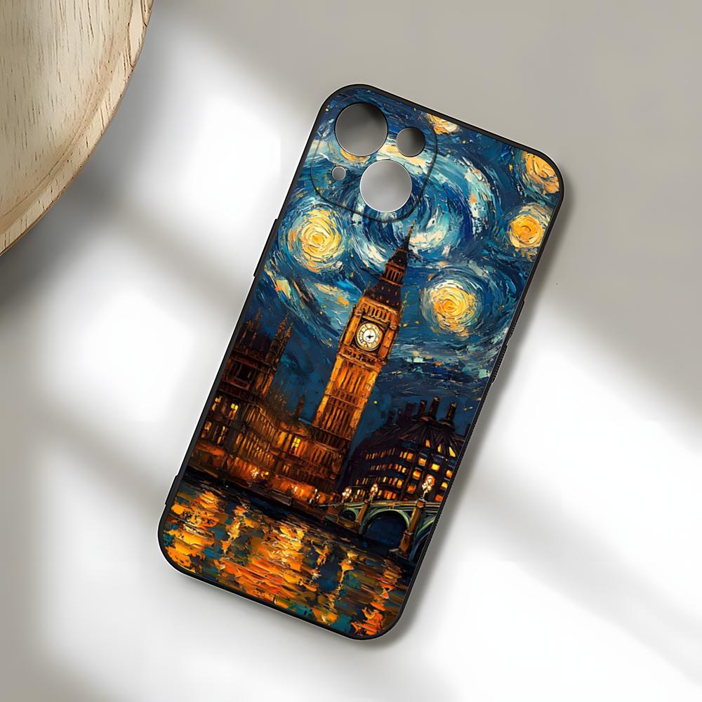 Van Gogh Oil Paintings Phone Case For IPhone 17 Pro Max 15 Pro 16 14 Plus 12 13 Mini 11 Pro Shockproof Soft Cover