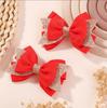 2Pcs/set Baby Dovetail Bow Hair Clips for Women Girls Handmade Glitter Bowknote Hairpins Daily Bowknot Headwear Hair Accessories