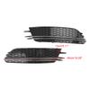 2PCS Front Fog Light Cover Bezel Grill Grille Fit A6 4G C7 2012-2015