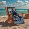 Ultra-Soft Beach Towel with Yellowstone Theme,Ideal for Pool - Camping, Diving - Perfect Travel Essential, Vibrant Beach Towel.