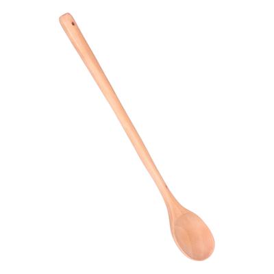 Wooden Spoon Long Handle Design Exquisite Texture Wood Serving Spoons for Kitchens and