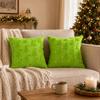 Plush Christmas Tree Cover 4545cm Single-Sided Decorative Throw Pillowcase for Holiday Home Decor