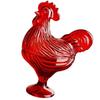 652F Glass Crystal Cocks-Shape Candy Dishes Creative Chicken Fruit Bowl with Lid Table Decoration Dessert Plate Home Decors