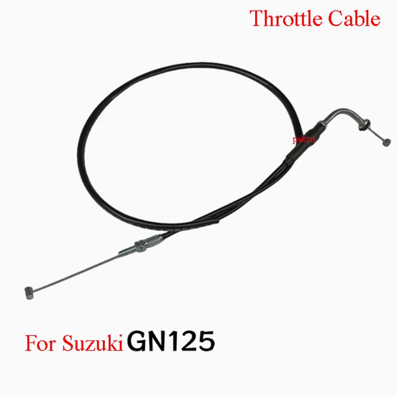 Motorcycle Control Cables Throttle For Suzuki Haojue Lifan QJMotor Qingqi GN125 GN125H HJ125 GN Techo Clutch Speedometer Cable Throttle Cable