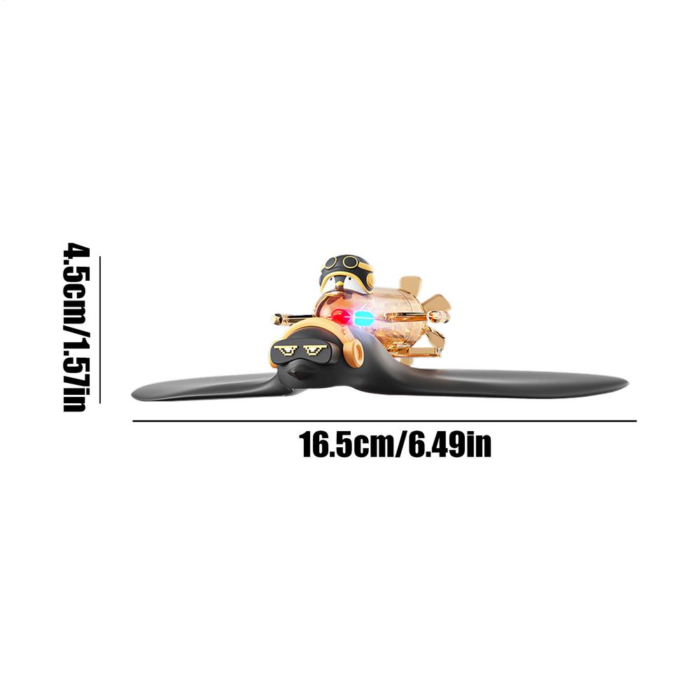 

car Rearview Mirror Decoration Rear view mirror visor Lighting Adhesive Waterproof Wind-Powered Car Accessories for Auto Road