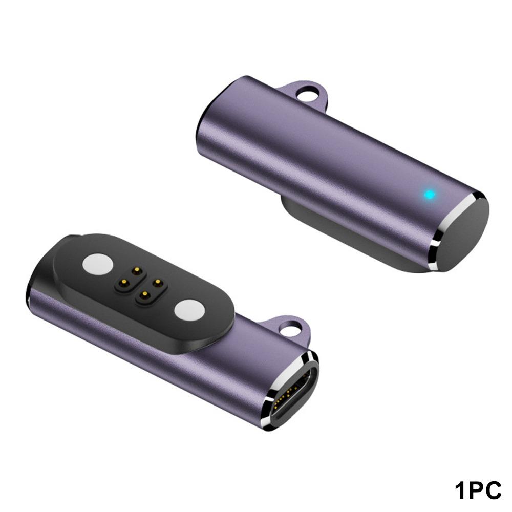 

Aluminium Alloy Magnetic Converter LED Indicator Charger for MOJAWA Run Plus Mojo2 Purple-USB C to 4Pin