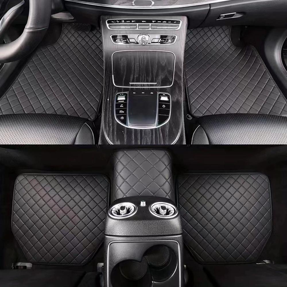 

5 шт. Водонепроницаемые коврики для пола автомобиля из ПУ кожи Универсальные защитные накладки для ног автомобиля Аксессуары для комплекта ковриков для салона автомобиля