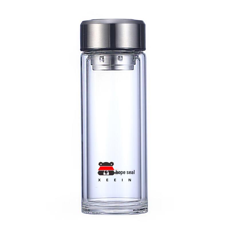 Xiyin Double-Layer Glass Insulated Tea Cup