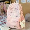 Schoolbag High-value primary and secondary school schoolbag Large capacity Mori small fresh cute ice cream dog lightweight small backpack