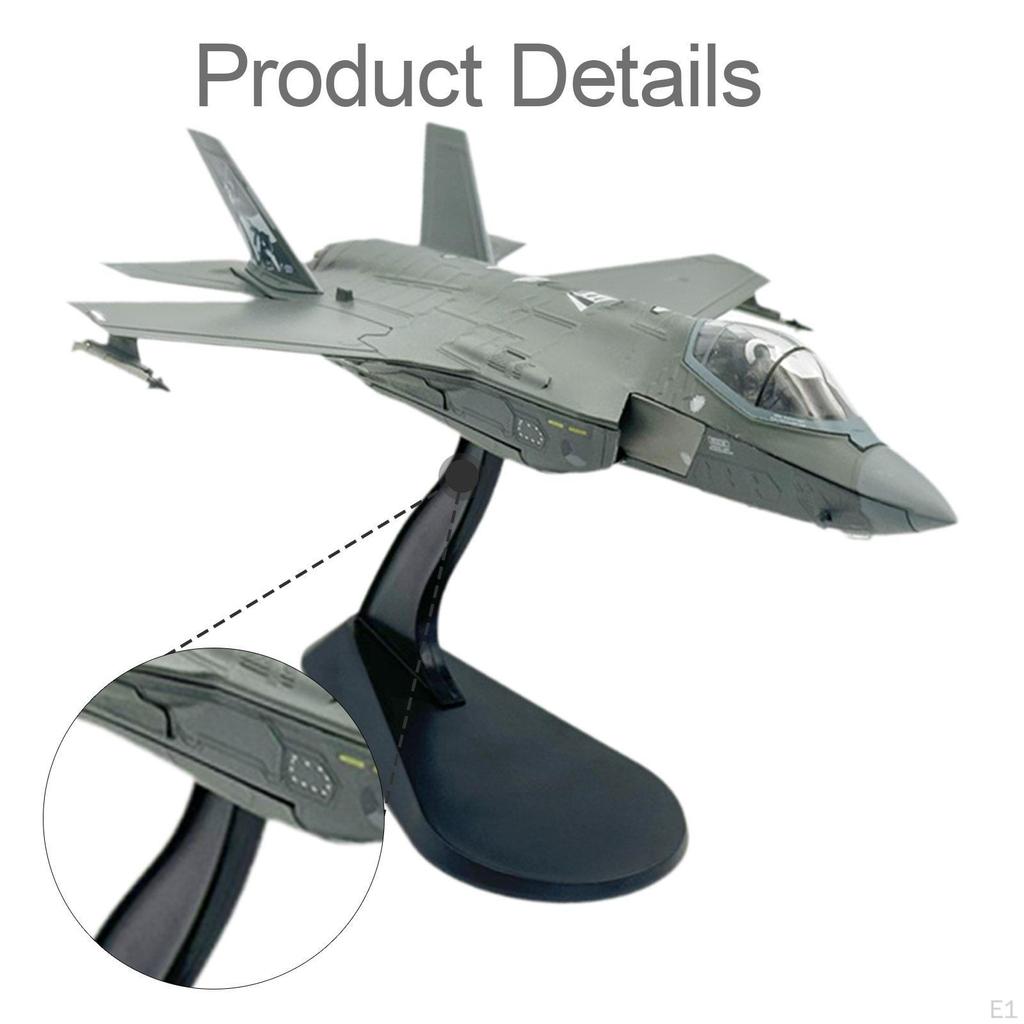 Aircraft Model Plane 1/72 Scale with Display Stand Body Ornament Airplane Diecast for Adults