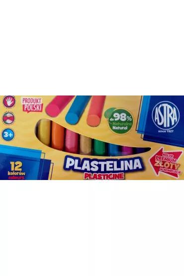 Astra Plasticine 12 colors Creative fun with gold effect for