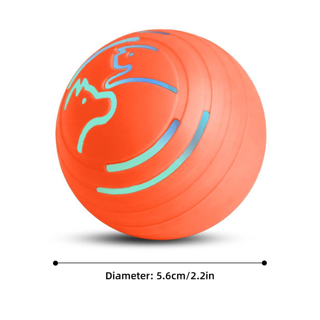 Interaktiver vibrierender Hunde-Ball mit buntem Licht 4 Arbeitsmodi Bewegt sich selbstständig, um Hunde zu beschäftigen