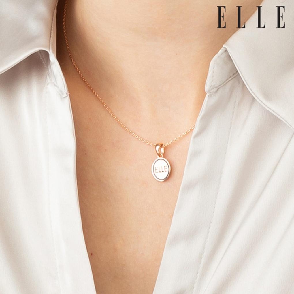 Coin Logo Necklace ELBRNN161