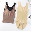 Plus-size Shapewear Jumpsuit: Slimming Waist and Tummy, Seamless, Figure-hugging, Bum-lifting, and Body-sculpting Vest-style Jumpsuit