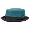 Autumn and Winter Vintage Premium Wool Felt Pork Pie Hat for Men Women Short Brim Elegant Ribbon Bow Dress Fedora Hat Unisex