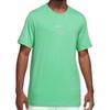 Nike T Shirts Men's Green Crew Neck Moderate DZ2882-363