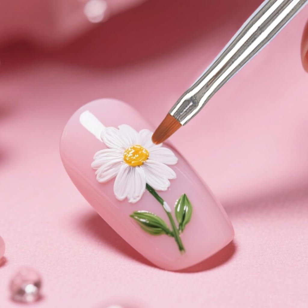 2pcs Nail Design Brushes, Professional Versatile Gel Nail Drawing Pens Acrylic Thin Paint Brushes Tools for Painting Flowers Leaves Petals Fine Line