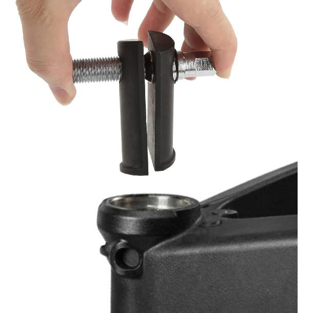 Steering Neck Bearing Race Remover, Motorcycle Steering Neck Bearing Race Puller Removal Tool Universal for 1‑1/8in to 2‑5/8in ID Races