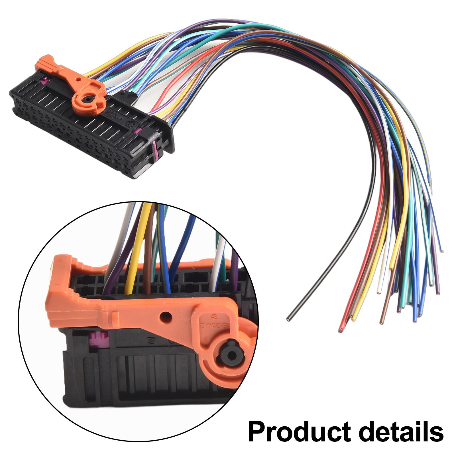 Car Door Cable Wiring Harness Left Right Door Cable Wiring Harness Plug- For Skoda- For Fabia- For Superb- 1510010# 1K0971120BL# China Mainland