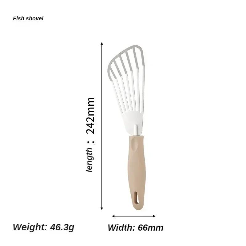 

Лопатки для жарки из нержавеющей стали для рыбы на кухне Многоцелевые кухонные принадлежности Гаджеты для стейков Кухонные принадлежности Аксессуары