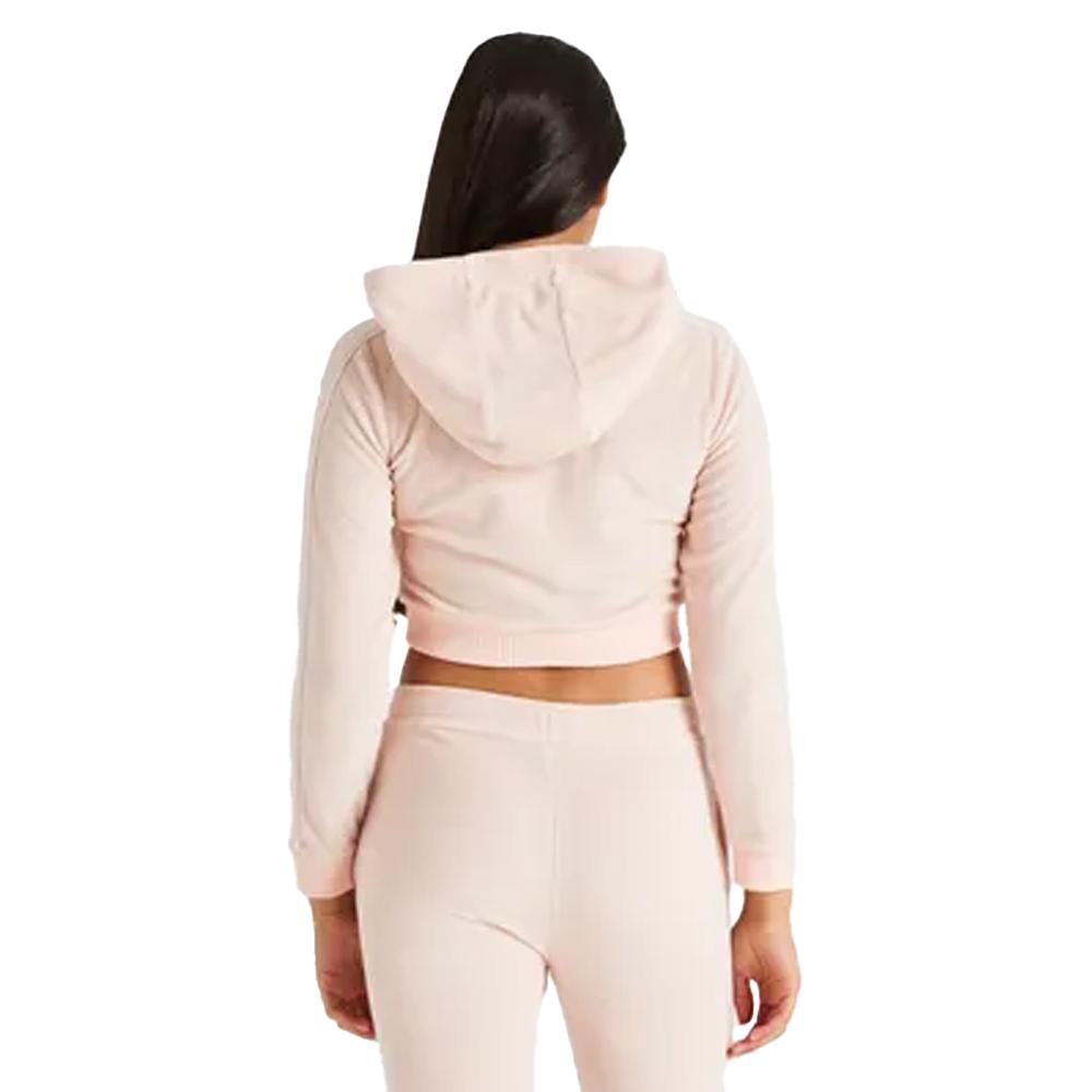 SikSilk Girls Signature Towelling Crop Hoodie