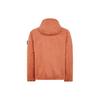 STONE ISLAND SS24 Supima Cotton Twill Stretch Casual Solid Color Zipper Hooded Long Sleeve Jacket Men Jackets Orange 801542610-V0013