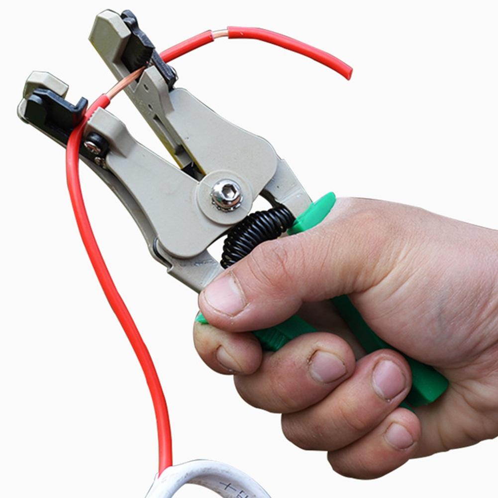 1pcs Automatic Wire Stripper With Adjustable Ruler Peeling Pliers Professional Electrician Wire Tools Cable Wire Stripper