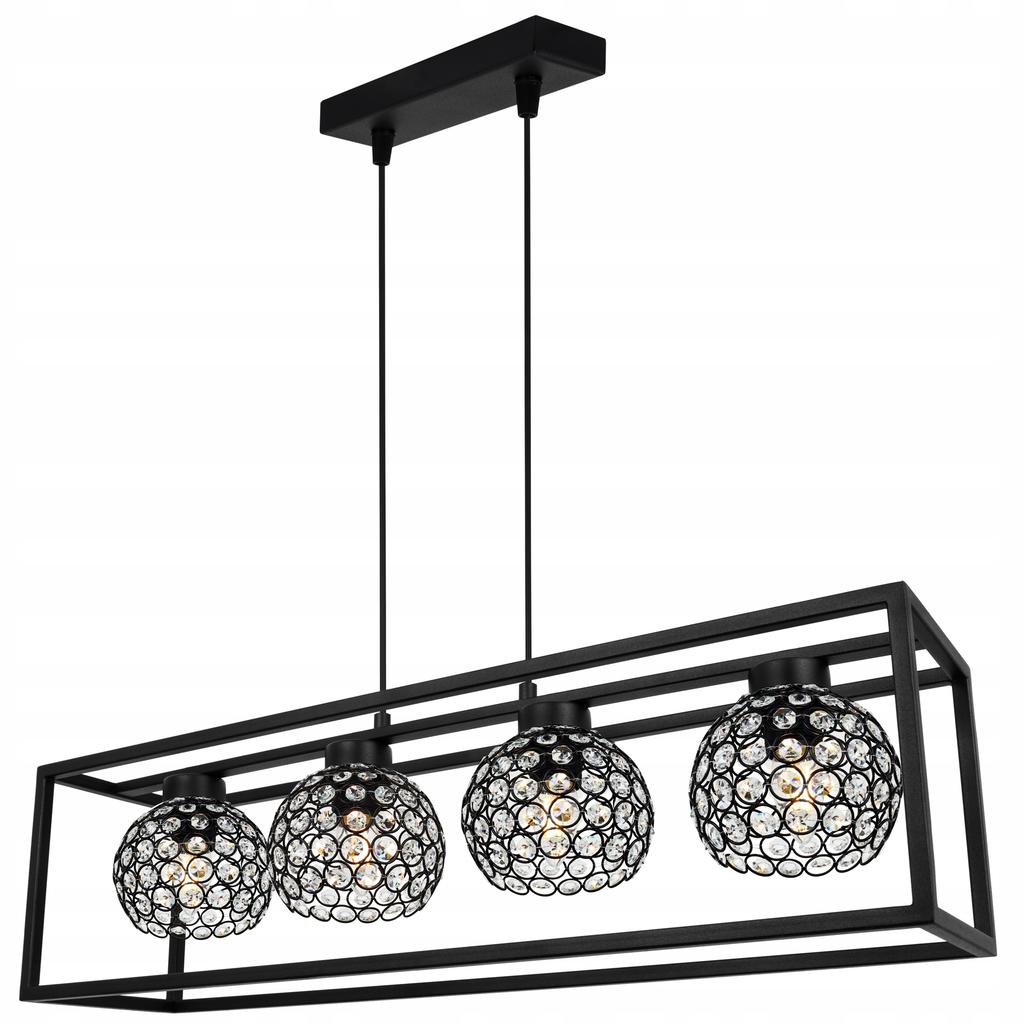 HÄNGELAMPE ELEGANTER KÄFIG KRISTALLKUGEL