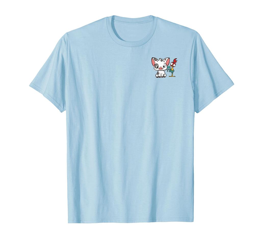 Disney Moana Pui Heihei Left Chest Graphic T-Shirt