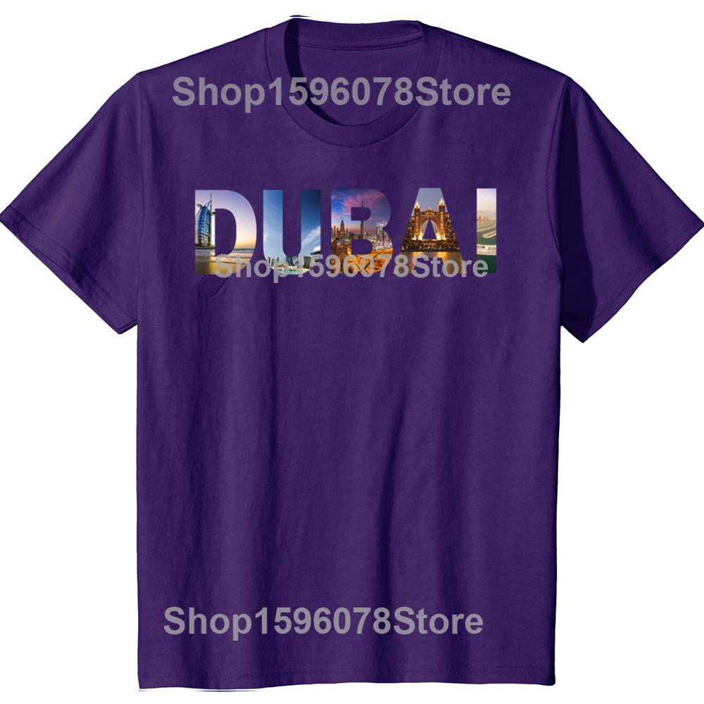 Funny Dubai Graphic T Shirts Men Women Pure Cotton Humor Streetwear Tee Shirt Short Sleeve Unisex Loose Clothing