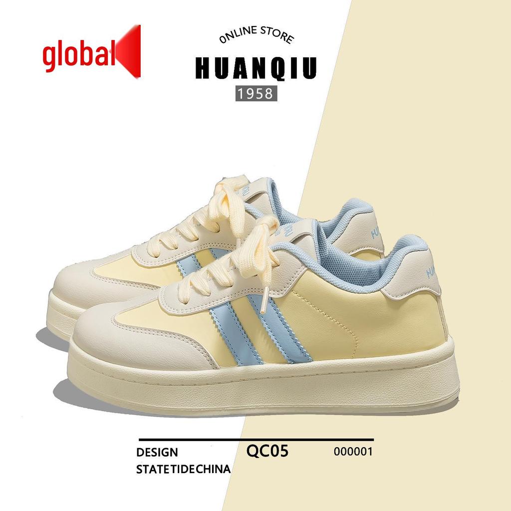 Women's Retro German Training Shoes: Durable, Dirt-Resistant, Comfortable Autumn Casuals - Trendy Campus Board Shoes