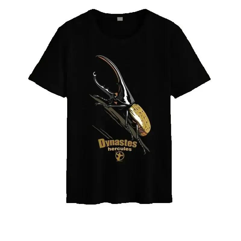 

Dynastes Hercules Beetle Printed Family Set T-Shirt Cotton O-Neck Short Sleeve Tee Insect Lovers Gift Family Matching Outfit ... S разноцветный