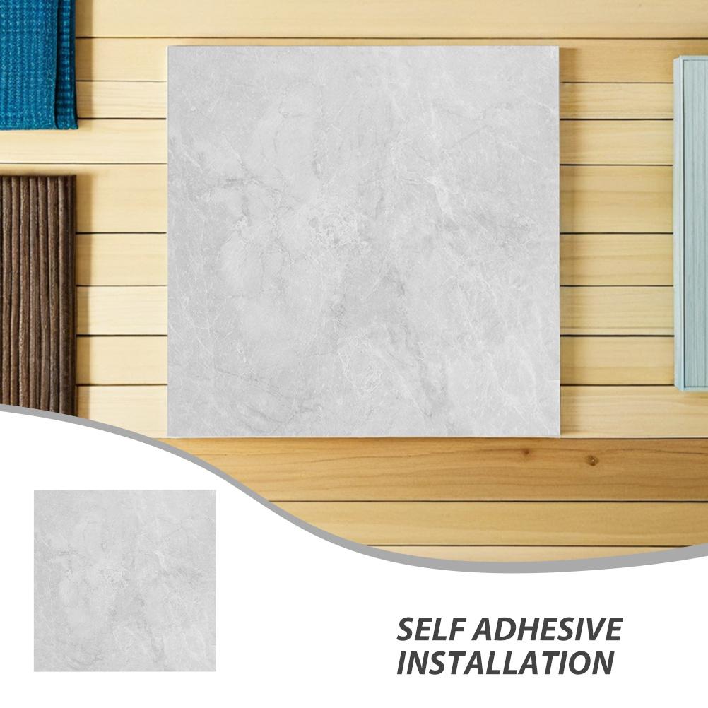 12 Pcs Backsplash Tile Decal Stickers Marble Pattern Self-adhesive Wall Waterproof