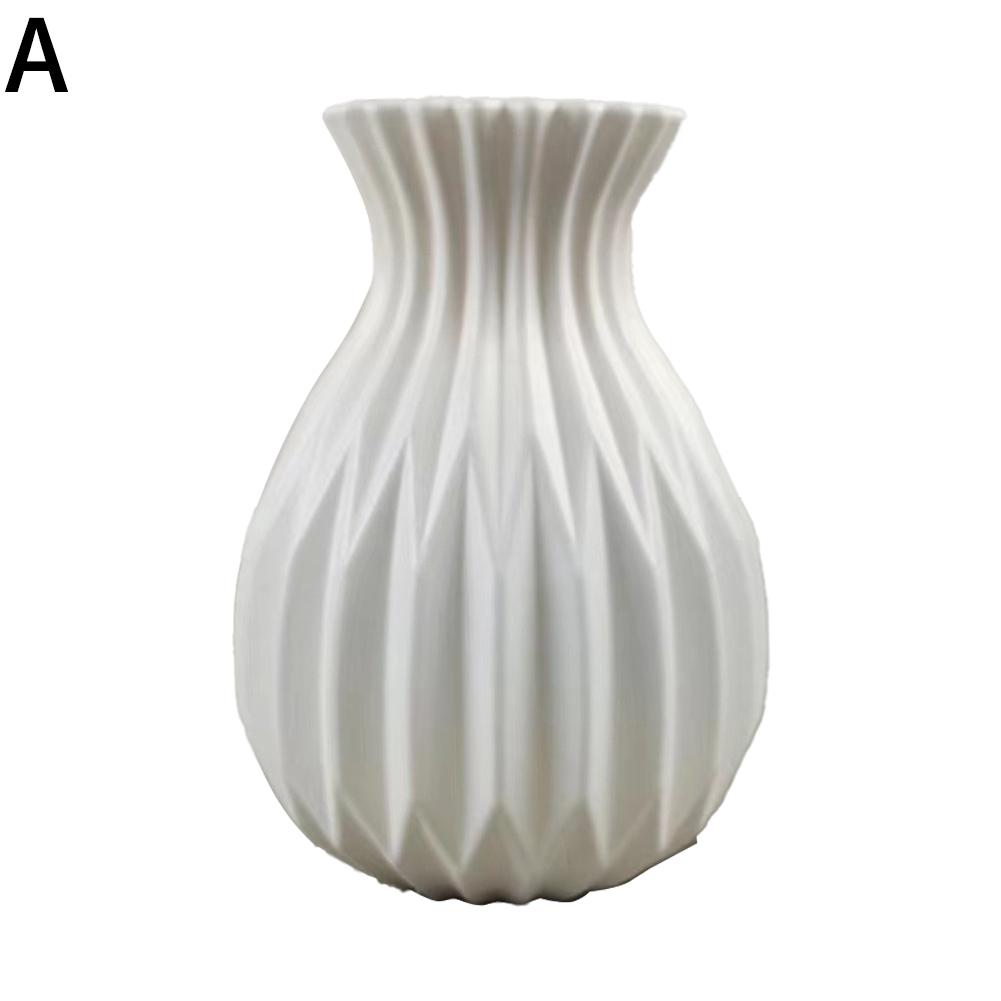 Imitation Ceramics Plastic Vase Creative Flower Arrangement Decoration