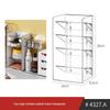 Armoire Miroir de Salle de Bain en Acrylique & Étagère Organisateur de Cosmétiques