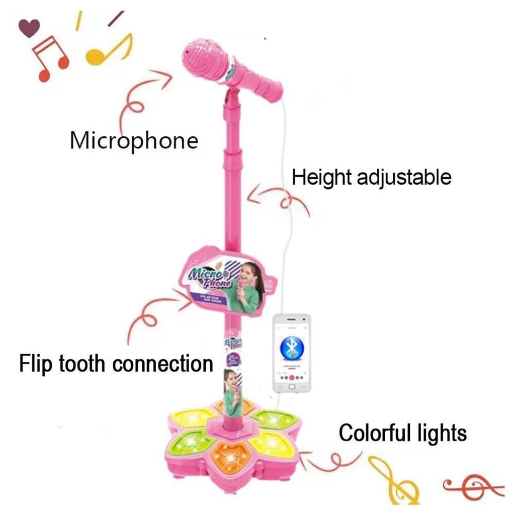 Children's Microphone Toy, Karaoke Machine Toy, With Music And Lights, Portable And Easy To Use, Suitable For Children Aged 3 And Above