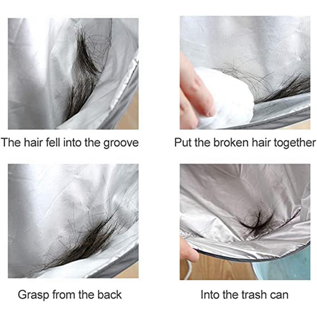 DIY Hair Cutting Cloak Umbrella Capes Apron Coat Salon Barber Stylist Cape Hair Barber Gown Cover Household Cleaning Protecter KTY