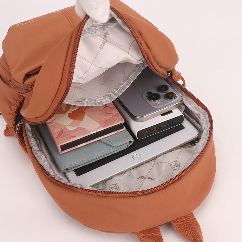 Large Capacity Backpack Women's Travel Bag Multi-Layer Student Schoolbag Multifunctional Chest Bag