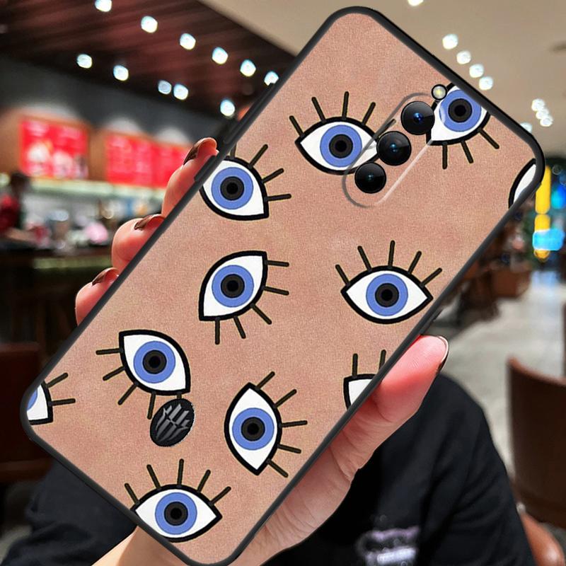Lucky Eye Blue Evil Eye Print Case For ZTE Nubia Red Magic 8S 9S 10S 8 9 10 Pro Plus 6S 7S 6 7 Pro 5G 6R 11 Pro Plus Cover