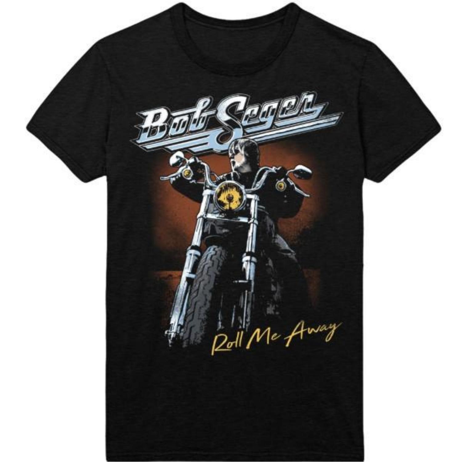 Bob Seger Roll Me Away 2019 Tour Tee Shirt Unisex T-Shirt S чёрный