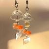 Fantasy Goldfish Wind Chime Phone Case Card Holder, Accessory, CCD Camera Hanging Ornament, DIY Creative Handmade Hanging Cord