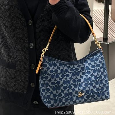 Ew retro Unterarmtasche große Kapazität Crossbody alte Blumen Streutasche Umhängetasche