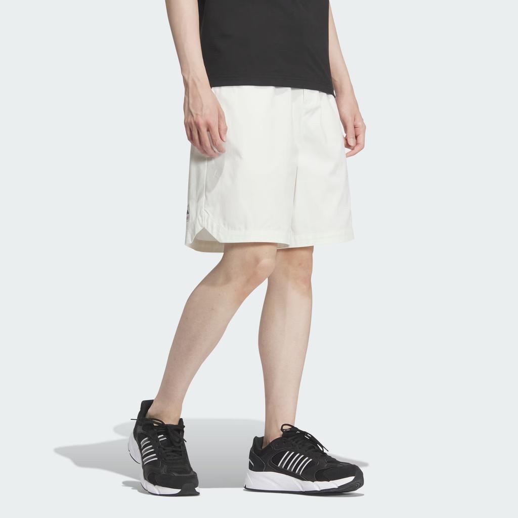 Adidas MS W Shorts Cotton Loose Sports Simple Casual Shorts Men Shorts Han-Jade-White JN9478