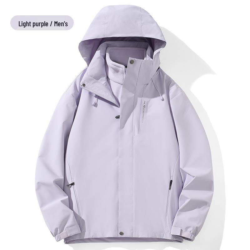 Couple s 3-in-1 Winter Jacket with Detachable Graphene Fleece Liner - Perfect for Climbing XL (160-175 lbs)