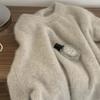 Women's Cozy Japanese-Style Pullover Sweater - Soft, Loose Knit for Autumn and Winter